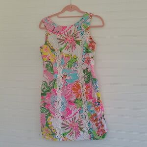 Lilly Pulitzer for Target Floral Mini Dress — Pink, Green, Blue, Orange